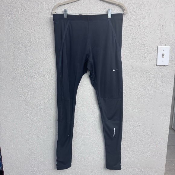 Nike Element Shield Women's Long Running Tights Black Size L - Picture 1 of 7